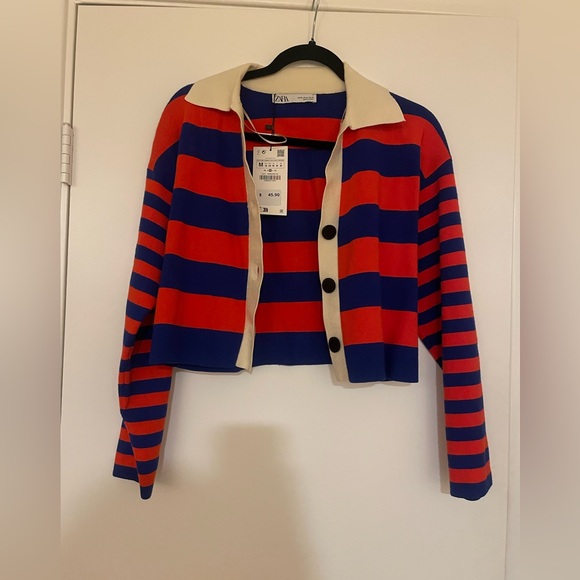 Zara striped knit cardigan - Picture 8 of 10